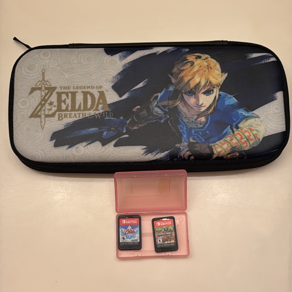 Nintendo Switch Lite Minecraft Zelda Sandisk Bundle - Picture 8 of 11